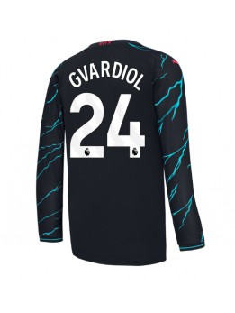 Manchester City Josko Gvardiol #24 Replika Tredje Kläder 2023-24 Långärmad